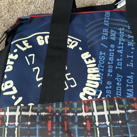 Reisenthel script print hinged duffle tote - Picture 3 of 13